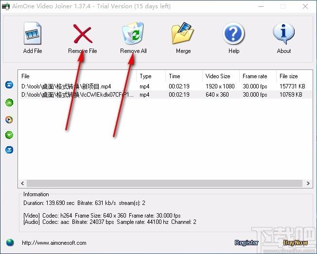 AimOne Video Joiner下载,视频合并软件,视频合并